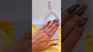 Ornaio Silver Touch Me Not Flower Ring jewellery silverring ring ringlover ornaiojewellery [upl. by Ennovyahs326]