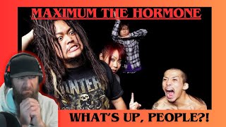 Maximum the Hormone What’s Up People MUSIC VIDEO REACTION [upl. by Nilo905]