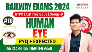 Class 10  Human Eye Questions  Railway Science Free Batch 🔥 Daily 10 AM🔴 neerajsir [upl. by Adnylg]