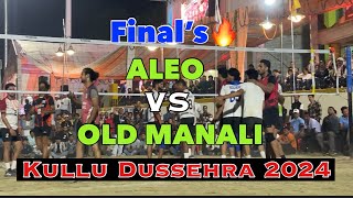 Final’s ALEO vs OLD MANALI 🔥 Village Level Kullu Dussehra Mela 🏐🏆2024 [upl. by Dennett]