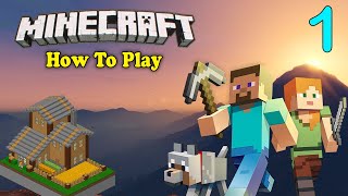 Minecraft Kaise Khele  Minecraft Survival Gameplay 1 [upl. by Ridglea548]