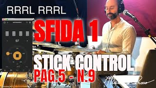 SFIDA 1  COME MIGLIORARE IL LIVELLO DI BATTERIA  STICK CONTROL PAG5  N9 [upl. by Bryant249]