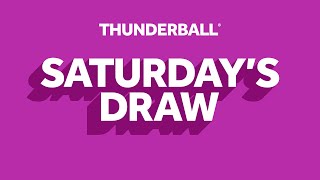 The National Lottery Thunderball draw results from Saturday 16 November 2024 [upl. by Sucirdor]