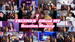 V ‘FRIENDS’ Official MV Reaction Mashup [upl. by Adall]