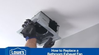 How To Install a Bath Exhaust Fan [upl. by Eenwahs]