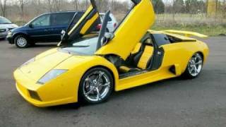 Lamborghini Murcielago Replica Kit Car  Turn Key LP640 quotAventador Yellowquot [upl. by Maurilia]