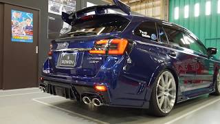 SUBARU LEVORG（16L）Exhaust Sound amp Bodykit Rowen Japan [upl. by Auj]