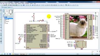 SD Card and ST7735R TFT Proteus simulation with PIC18F4550 [upl. by Notxed604]