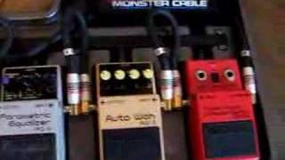 BOSS Pedal Board With Custom Monster Cable M1000i v11 [upl. by Ahsar]