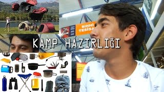 Kamp İçin Market Alışverişi Tüm Malzemeler KAMP ÇANTASI VLOG [upl. by Dido]