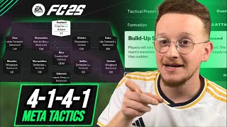 The New OVERPOWERED Formation Best 4141 Custom Tactics EA FC 25 [upl. by Dnalrah691]