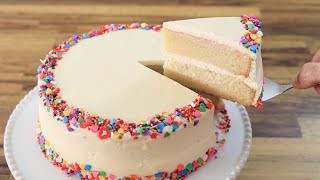 Classic Vanilla Cake Recipe  How to Make Birthday Cake [upl. by Matthias]