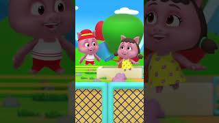 Five Little Piggies Cartoon Video for Kids shorts animals numbersongs [upl. by End]