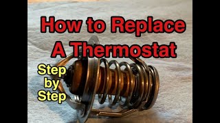 How to Replace the Thermostat on Toyota Sienna Step by step [upl. by Gipson]