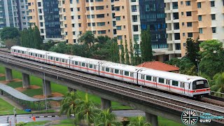 retired C651 set 207208 departing EW1 pasir ris station [upl. by Martinsen]