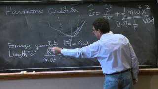 Lecture 8 Quantum Harmonic Oscillator [upl. by Cece]