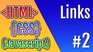 Curso HTML CSS e Javascript  Aula 2  Links [upl. by Marx]