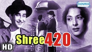 Shree 420  Superhit Comedy Film  Raj Kapoor  Nargis Dutt  Lalita Pawar [upl. by Adniram]