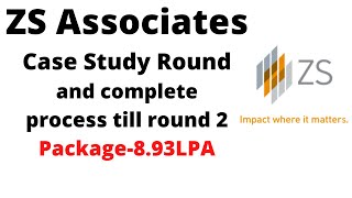 ZS Associates Case Study Round [upl. by Nerw]