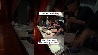 Gyoza Making cheflife sushichef food japanesefood trending mentoring [upl. by Enel]