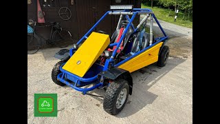 BLITZ DUNE BUGGY 2 SEAT SAND RACER FUN KART SOLD BY wwwcatlowdycarriagescom [upl. by Vincent133]