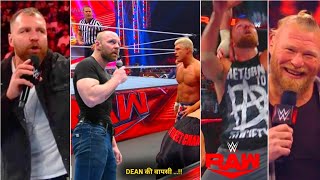 Dean Ambrose Return after AEW QUIT  Roman new render  Cody next opponent  Brock  WrestleMania [upl. by Acinna]