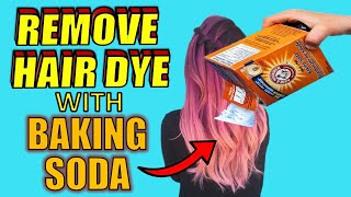 4 Easy Ways to REMOVE HAIR DYE With BAKING SODA [upl. by Jazmin]