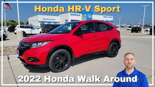 2022 Honda HRV Sport Walk Around Review [upl. by Ydassac412]