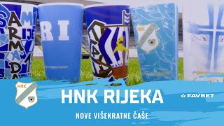 Nove čaše HNK Rijeka  čuvajmo okoliš uz višekratne čaše [upl. by Oiramad198]