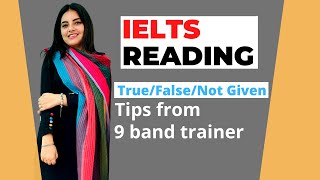 IELTS Reading Tips True False Not Given  Simran IELTS Academy [upl. by Nolubez]