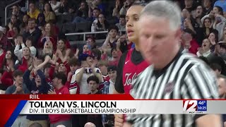 Lincoln caps undefeated season with Div II boys basketball title [upl. by Aikahs]