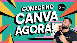 Canva para Iniciantes Como Criar Seu Primeiro Design Passo a Passo Aula 1 [upl. by Acirtal]