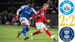 Highlights SILKEBORG VS LYNGBY BK  2  2   Danish superligaen 2024 [upl. by Inail]