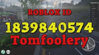 TOMFOOLERY Roblox Song Codes [upl. by Innavoij]