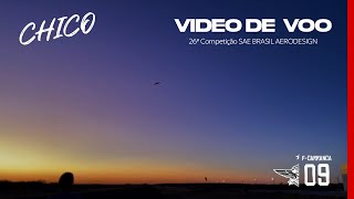 Vídeo de voo  Equipe FCarranca 09 SAE Brasil Aerodesign 2024  Classe Regular  Aeronave Chico [upl. by Grimona]