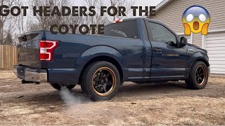 F150 50 with headers and flow master series 10 cold start revs and drive by [upl. by Thill]