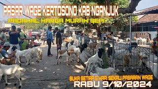 UPDATE ⁉️ SEMUA KAMBING HARI INI PASAR WAGE BANARAN KEC KERTOSONO KAB NGANJUK [upl. by Ellesirg642]