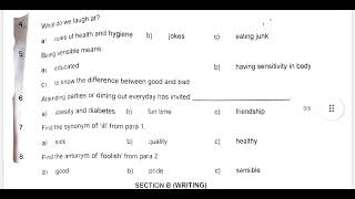 Class 7 English Mid term Exam Question Paper 202425 Greenfield Public SchoolExam Date27092024 [upl. by Sorcha]