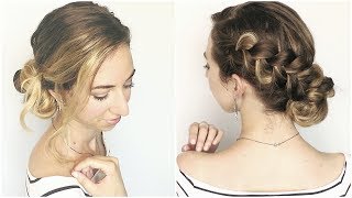 Pettinatura CHIGNON LATERALE BASSO CON TRECCIA  Silvia Viscardi [upl. by Rosella453]