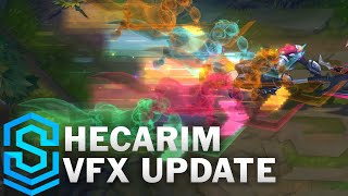 Hecarim Visual Effect Update Comparison  All Skins  League Of Legends [upl. by Ardnasil]