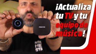 Cómo conectar auriculares Bluetooth a una TV sin Bluetooth Fonestar BTConverter [upl. by Aindrea]