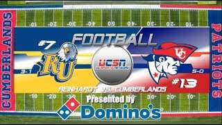 University of the Cumberlands  Football vs Reinhardt University 2018 [upl. by Natsyrt14]