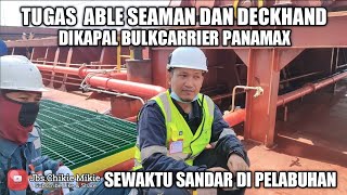 Tugas Able Seaman Dan Deckhand di Bulkcarrier II Pelaut Indonesia Dikapal Jerman [upl. by Avuha]