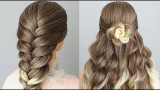 TOP 3 Cute And Easy Hairstyle For Ladies  Daily Hairstyles For Long Hair For College [upl. by Ronyar]