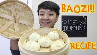 EASY DELICIOUS Chinese Pork Bun Recipe Baozi 包子 [upl. by Broddy715]