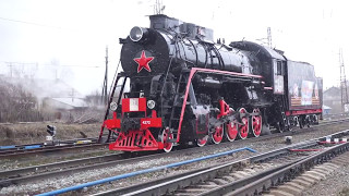 How Russian locomotive class L works Как работает паровоз серии quotЛquot [upl. by Gwenore]