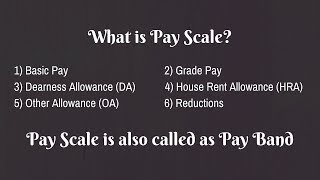 What is Pay ScalePay Band  Explained [upl. by Frankie]