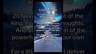 Ecclesiastes 101920 bibleverseofthedaykjv bibleverse bibleverseofthedayenglish godblessyou [upl. by Winnick]