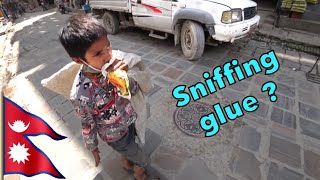 Shocking truth  Why Do They Sniff It  nepal travel vlog [upl. by Cimah]