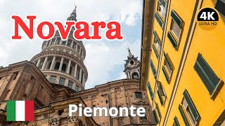 Novara Italy 🇮🇹 4K Walking Tour  July 2024 [upl. by Dickman]